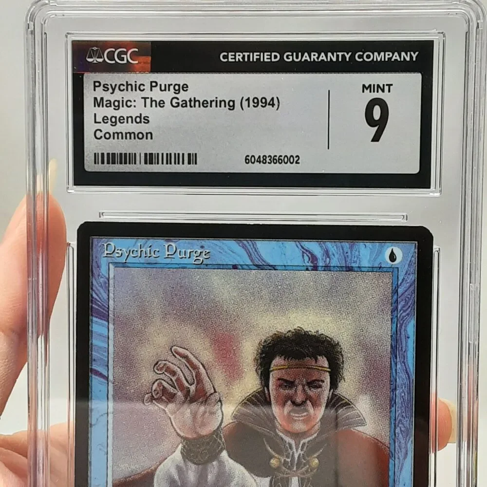 MTG - Legends - Psychic Purge - Graded - CGC 9 - Vintage